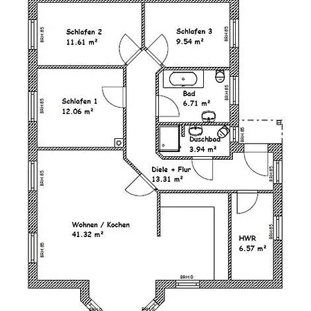 Ferienhaus Inselblume In Auf Rugen 펜션 *